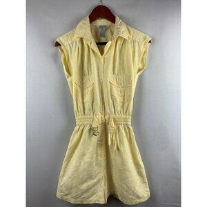 Heres A Hug Yellow Cotton Romper S
